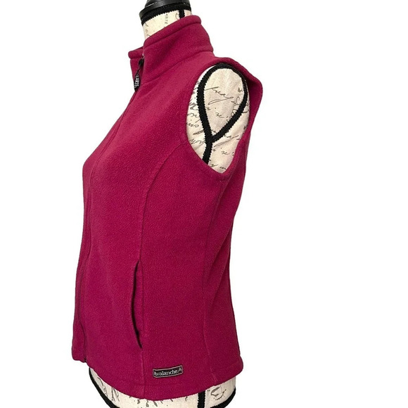 Avalanche Polartec Fleece Full Zip Vest Size Medium - Picture 3 of 6